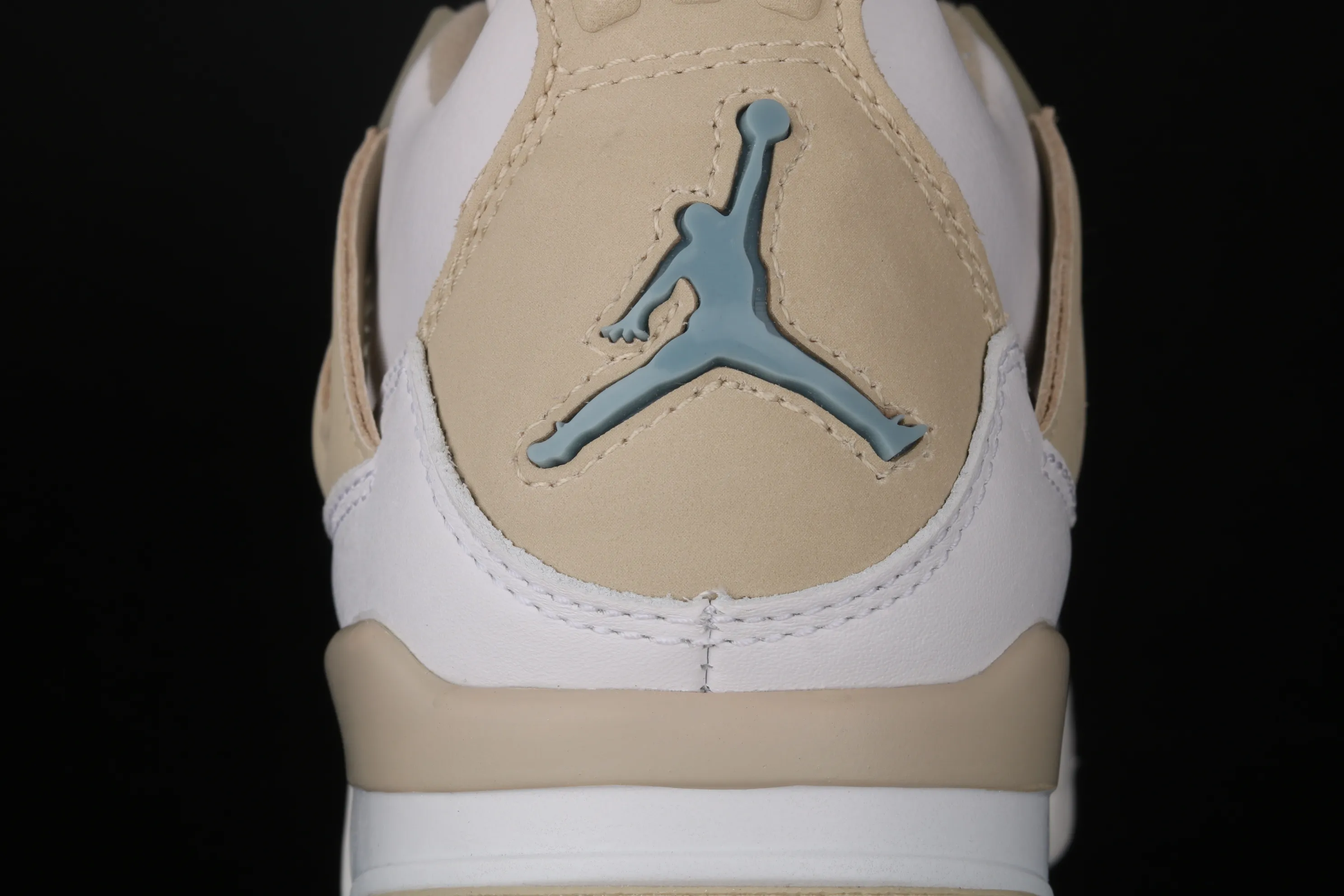 All Categories Air Jordan Jordan Series Basketball Shoes Air Jordan 4 Air Jordan 4 "Linen" AJ4 Joe 4 Beach White Gold #Original First Layer Leather 487724-118